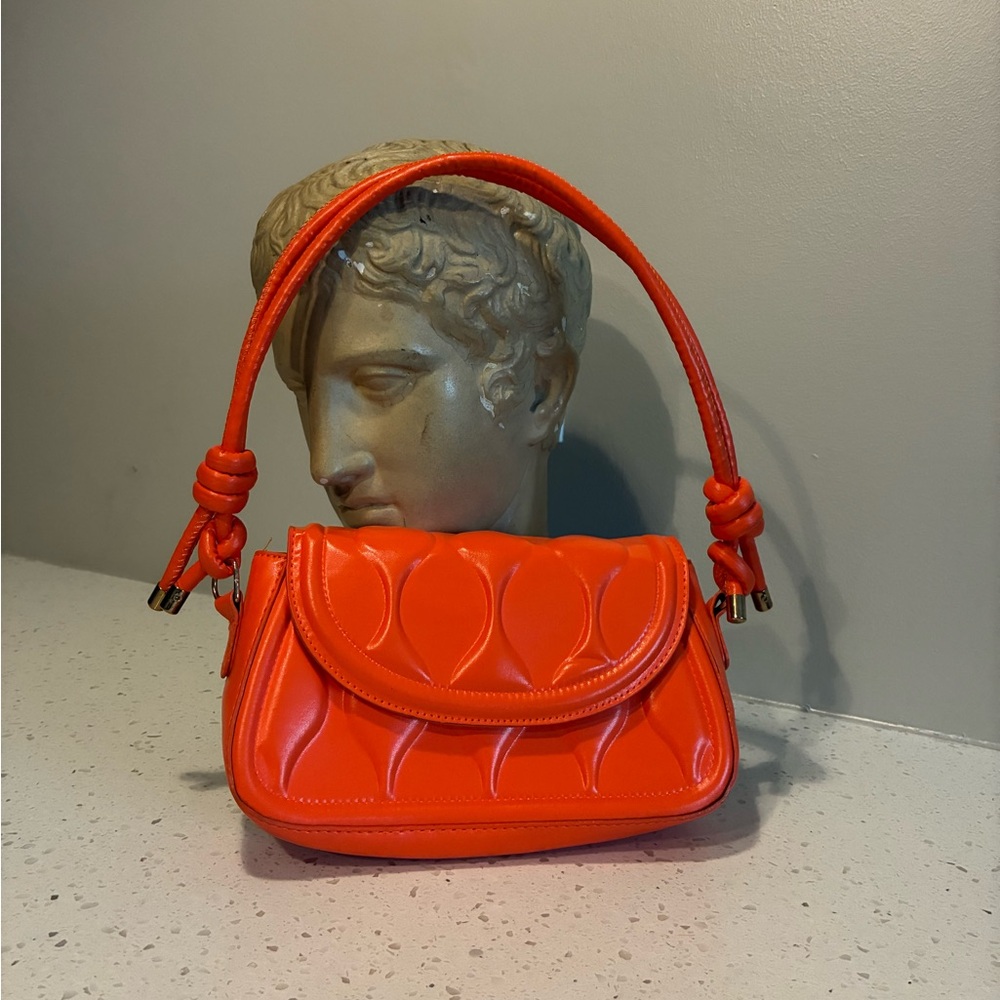 Orange Designer Women's Handbag